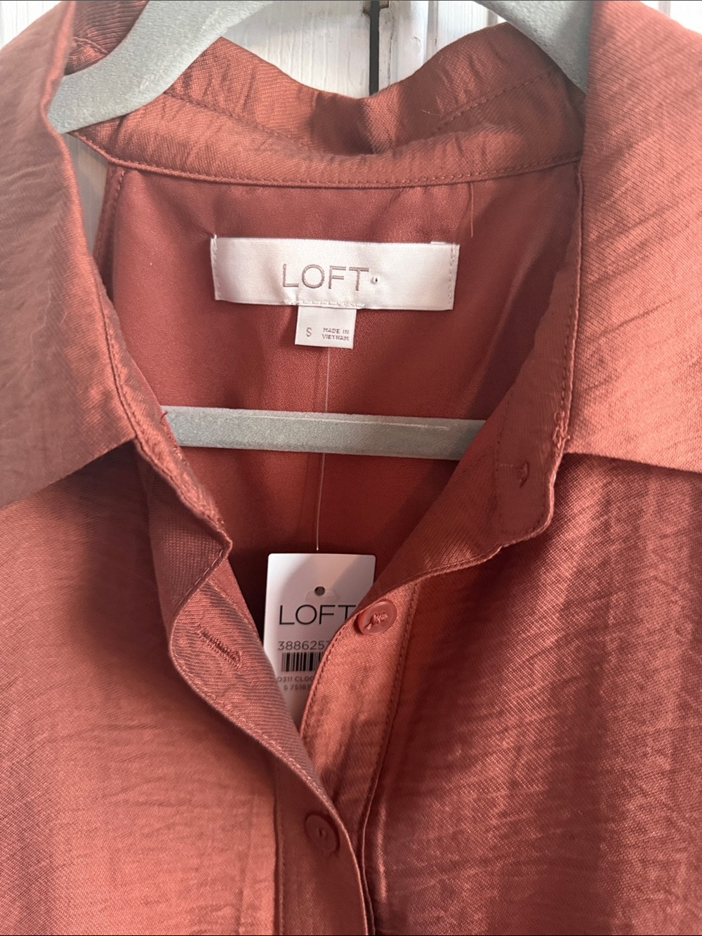 LOFT Belted Cutaway Vest Top size Small NWT - Picture 7 of 10